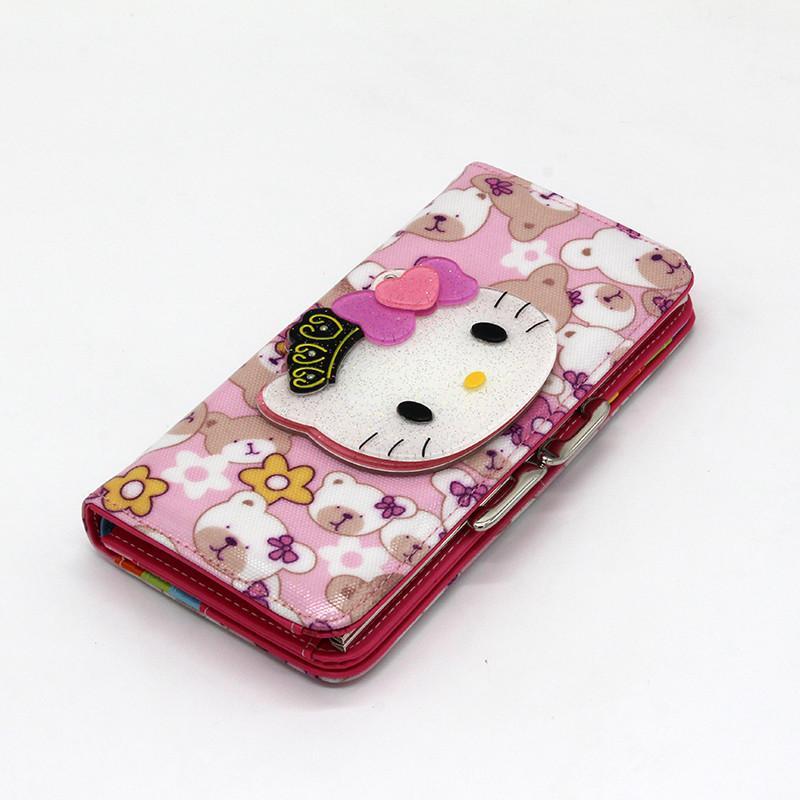 HELLO KITTY Lady Wallet With Mirror